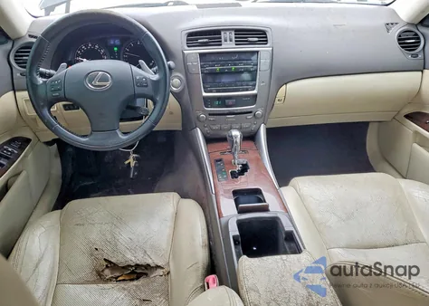 2010 Lexus Is 250 Base z USA, uszkodzony, nr VIN JTHCF5C24A5036475